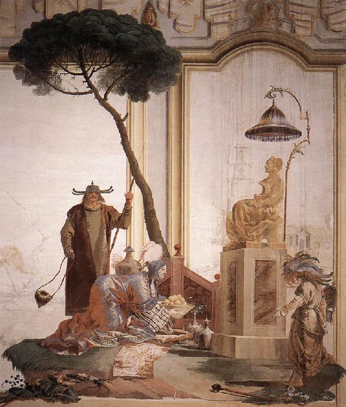 TIEPOLO, Giovanni Domenico Offering of Fruits to Moon Goddess nmoih Germany oil painting art